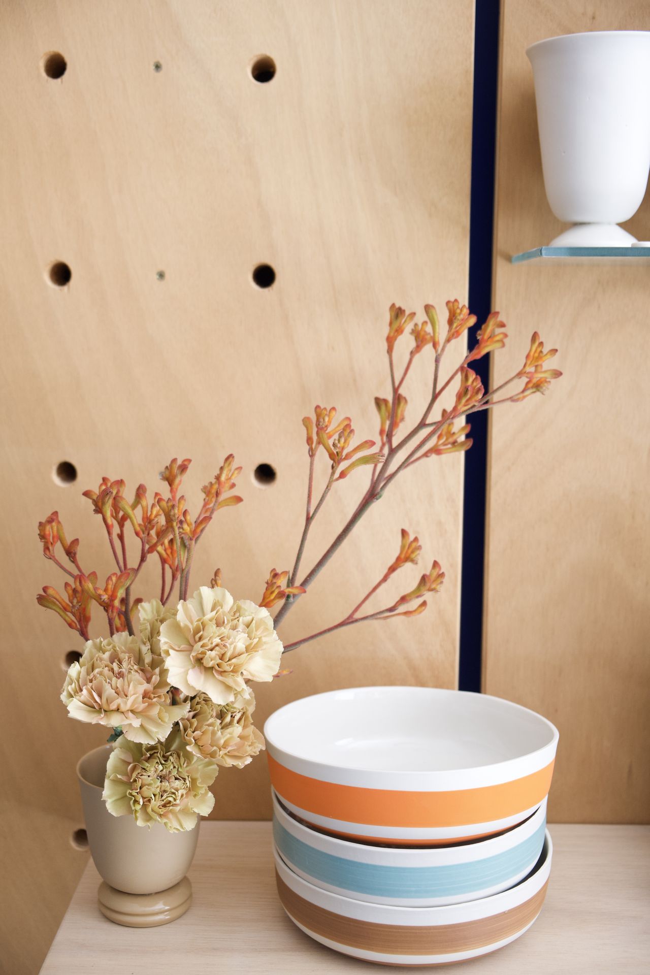 fleur dans céramique 