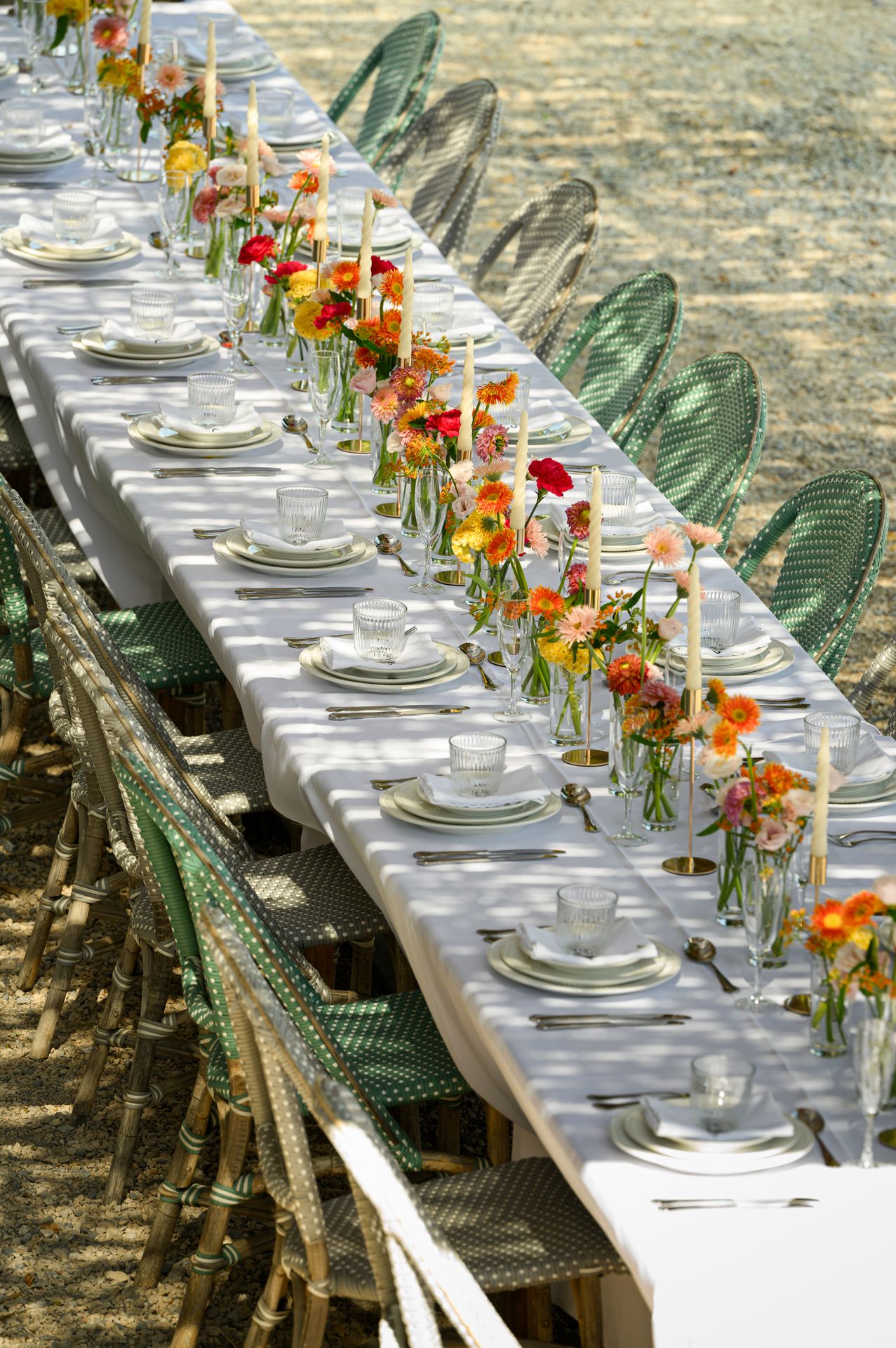 Scénographie Florale sur Table